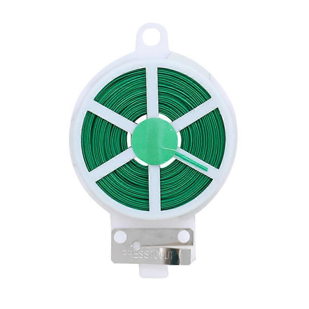 Green Plastic-Coated Steel Wire Ties