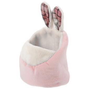 Warm Plush Guinea Pig House Comfortable Pet Bedding for Small Pets