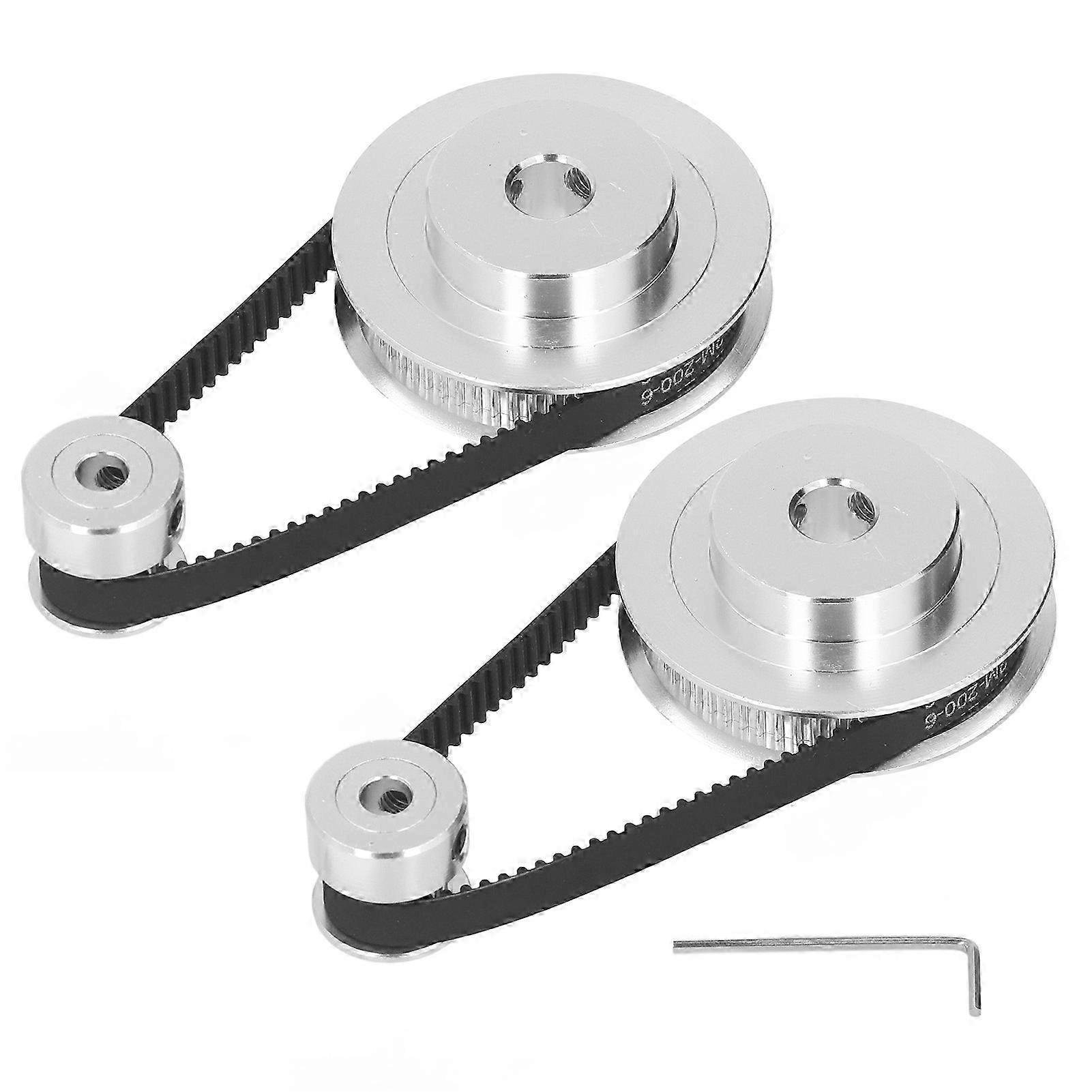 Aluminum GT2 Timing Pulley Set