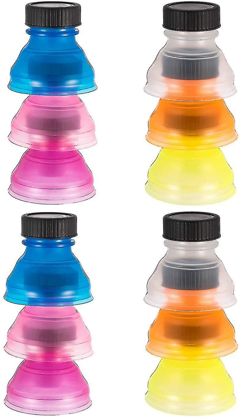 12pcs Clear Soda Can Lids Can Covers For Soda Beer Energy Drinks Juice