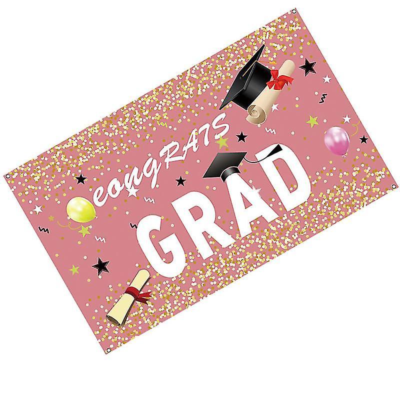 180X110cm Assorted Color Party Supply Kits Graduation Party Backdrop Banner Decorative Banner Creati