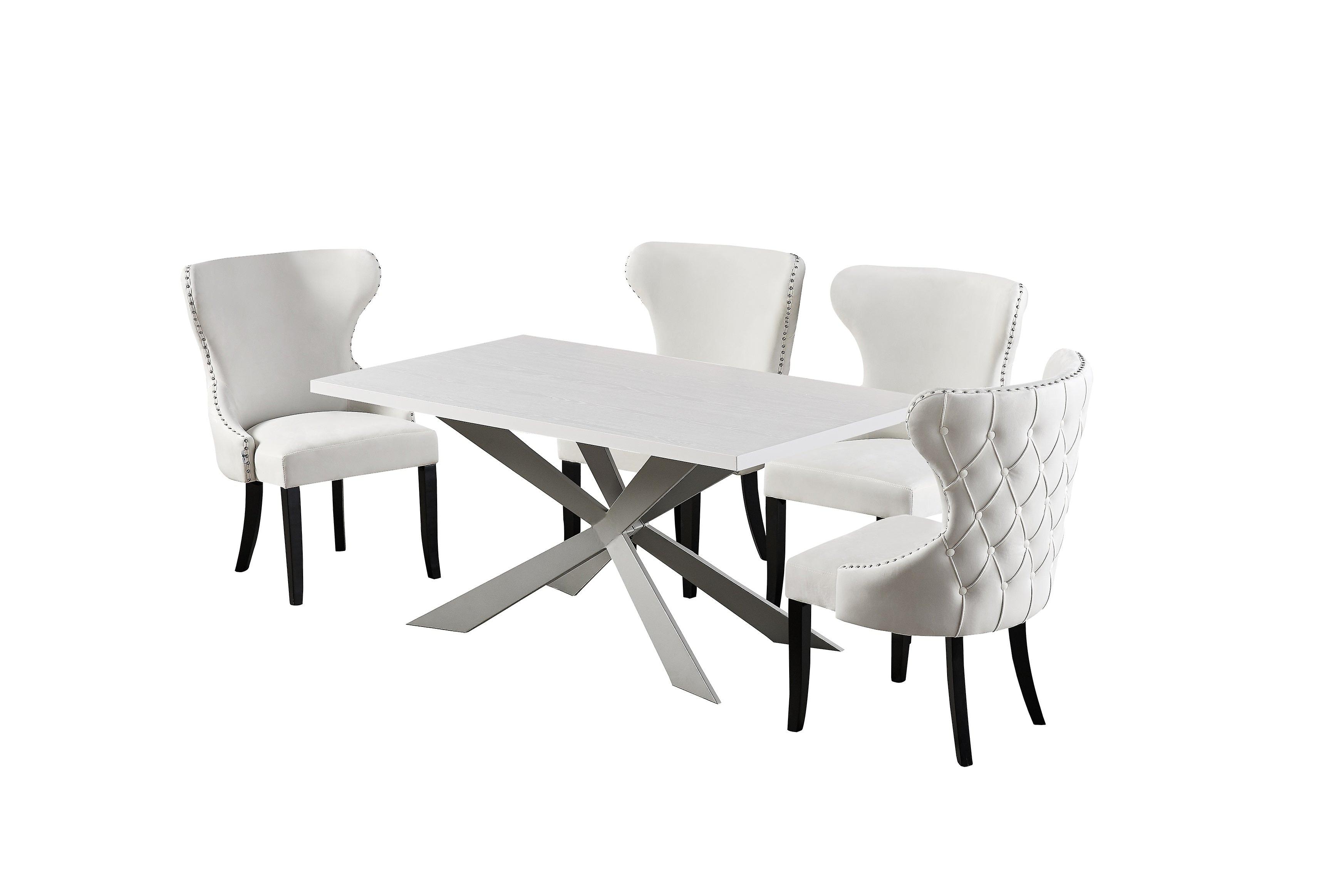 Manuel Duke Lux Dining Set - A Table & 4 Chairs