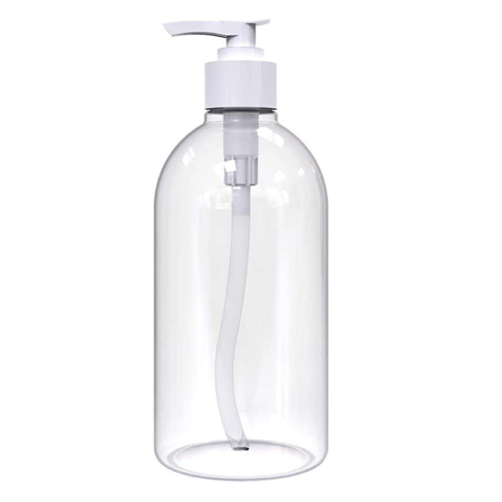 1/3 Pcs 500ml Refillable Shampoo Bottles Pump Bottles Conditioner Dispenser Empty for Bathroom