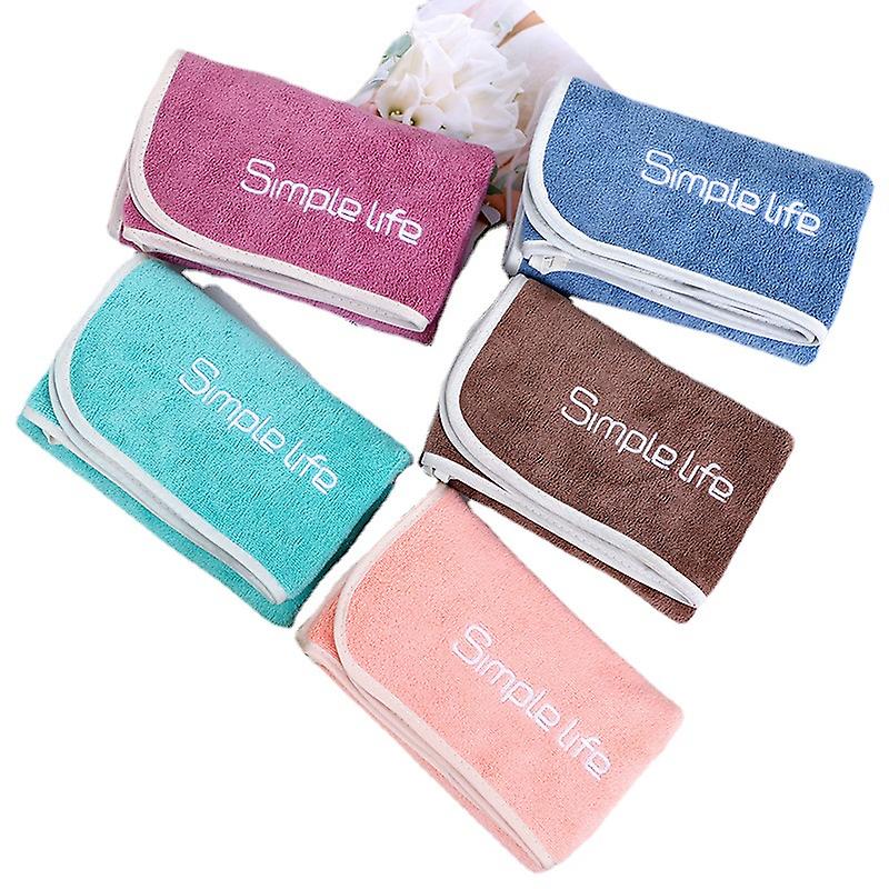 interior softness Round Embroidered Sponge Hand Towel