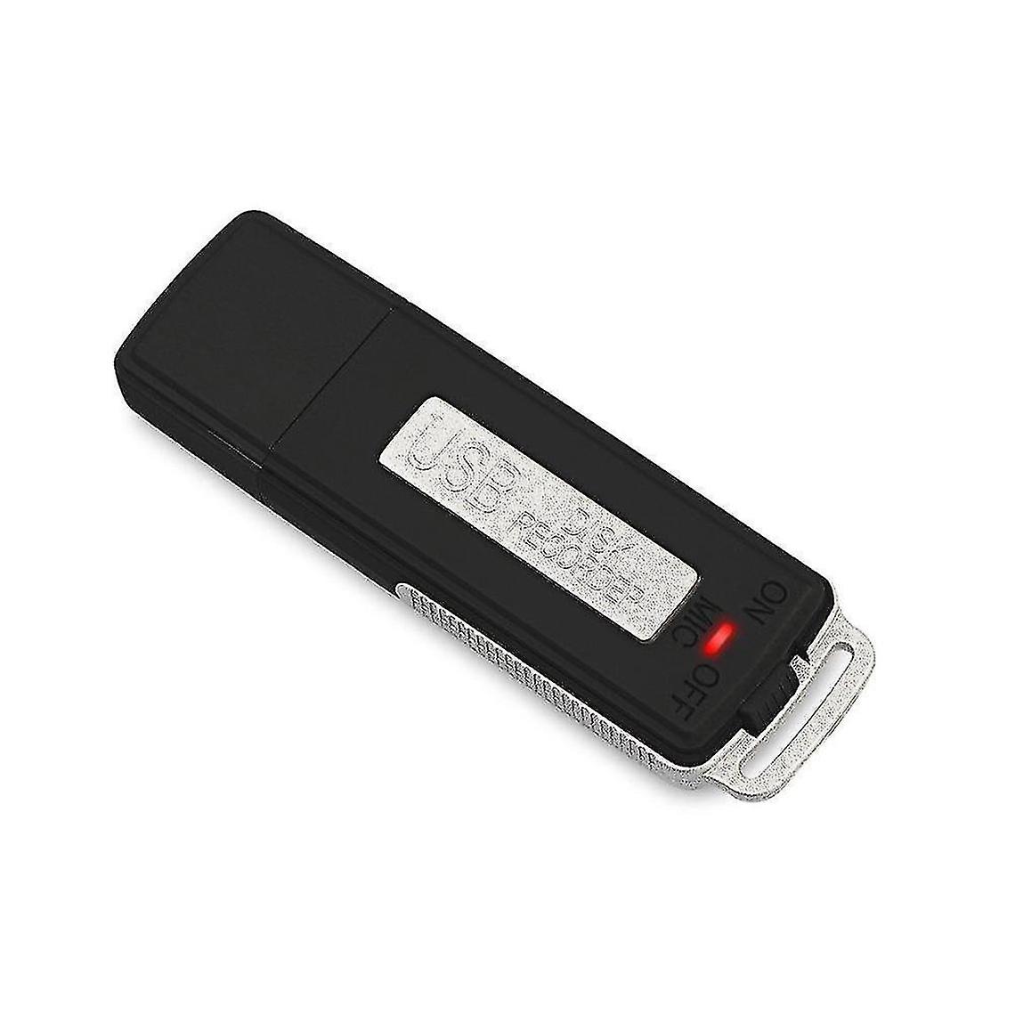 Good Quality Rechargeable 16gb Usb 384kbps Audio Voice Recorder Dictaphone With Usb Flash Drive