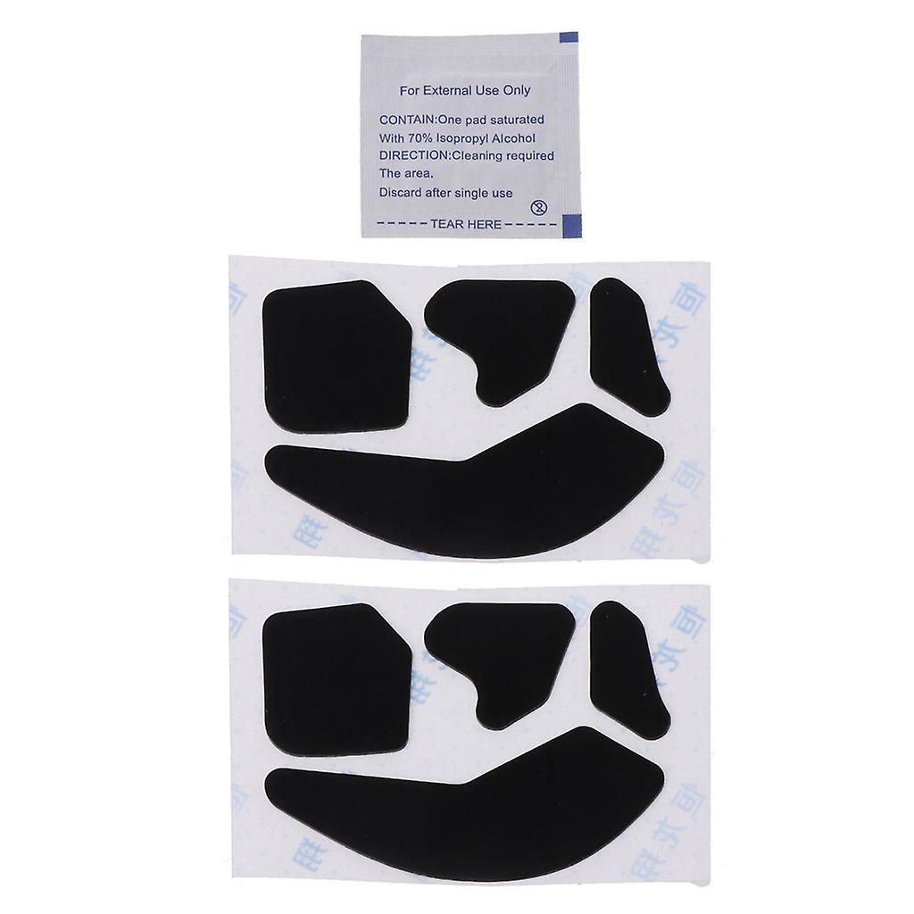 2 סטים משטח מדבקת מחליקי עכבר 0.6 מ"מ עבור עכבר RGB אלחוטי מוביל ROCCAT