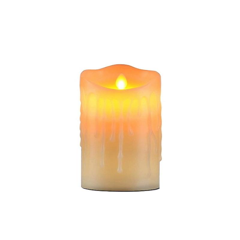 LED ectronic Candle Light Halloween Prop, Size: 7.5x10cm