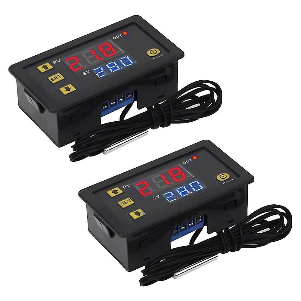 W3230 Digital Led Temperature Controller Module Digital Temperature Control Switch(24v 10a 250w) (2pcs)