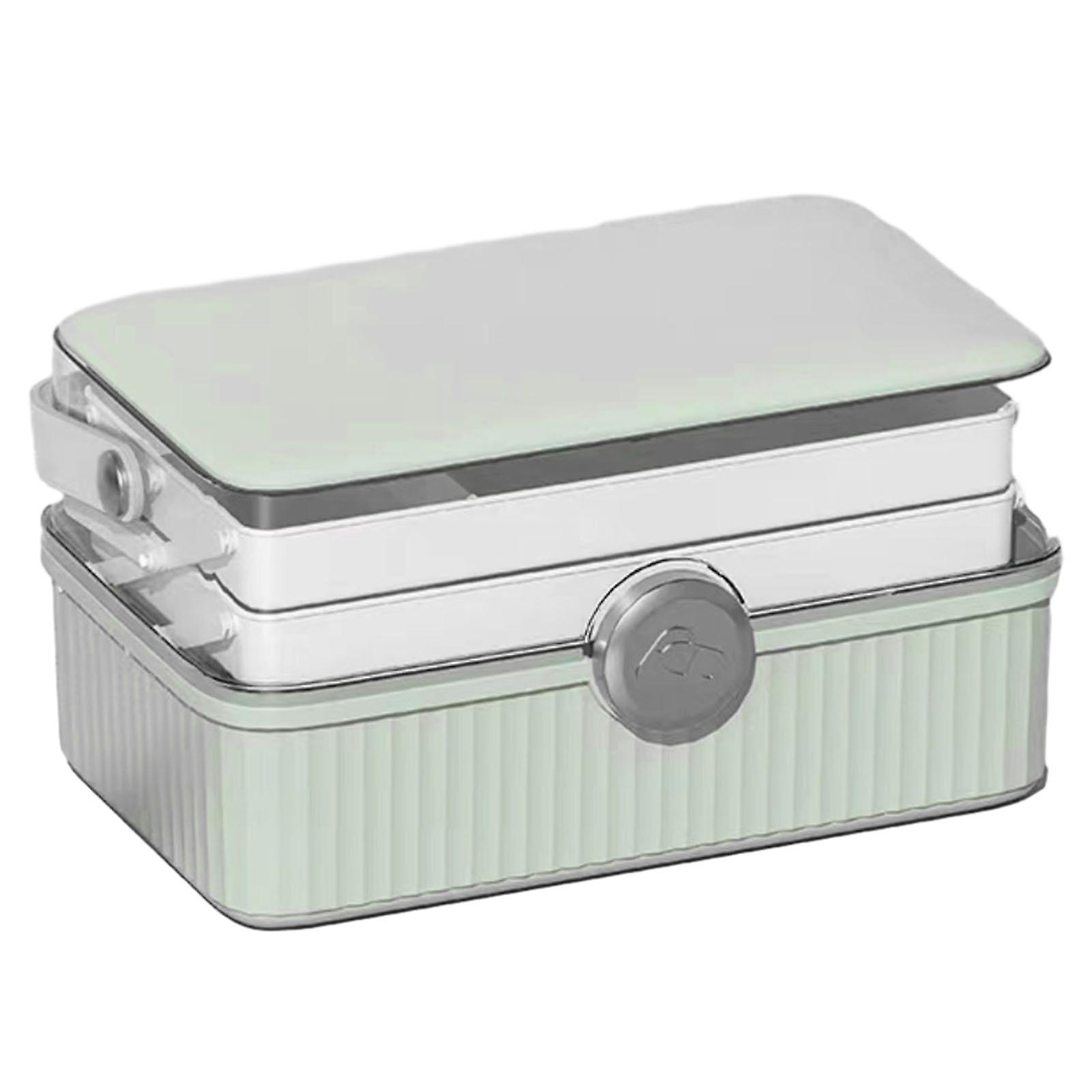 Household Medicine Storage Box with Multi Layer Durable Large Capacity Finishing Box for Living Room Home