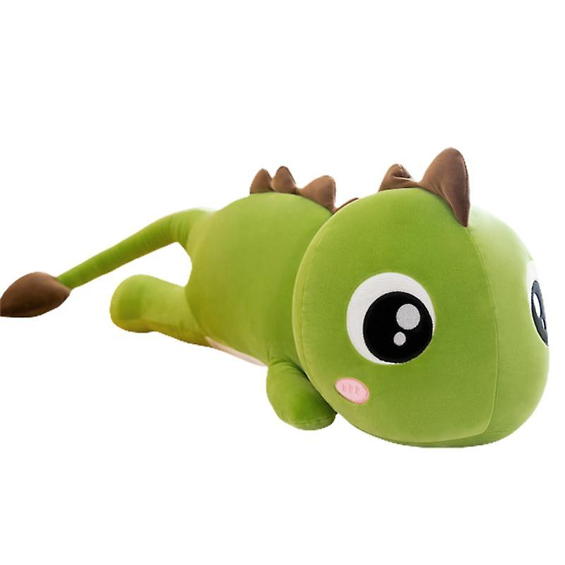Sleeping Pillow Toy Dinosaur Shape Breathable Cotton Strong Flexibility Hugging Pillow for Girl