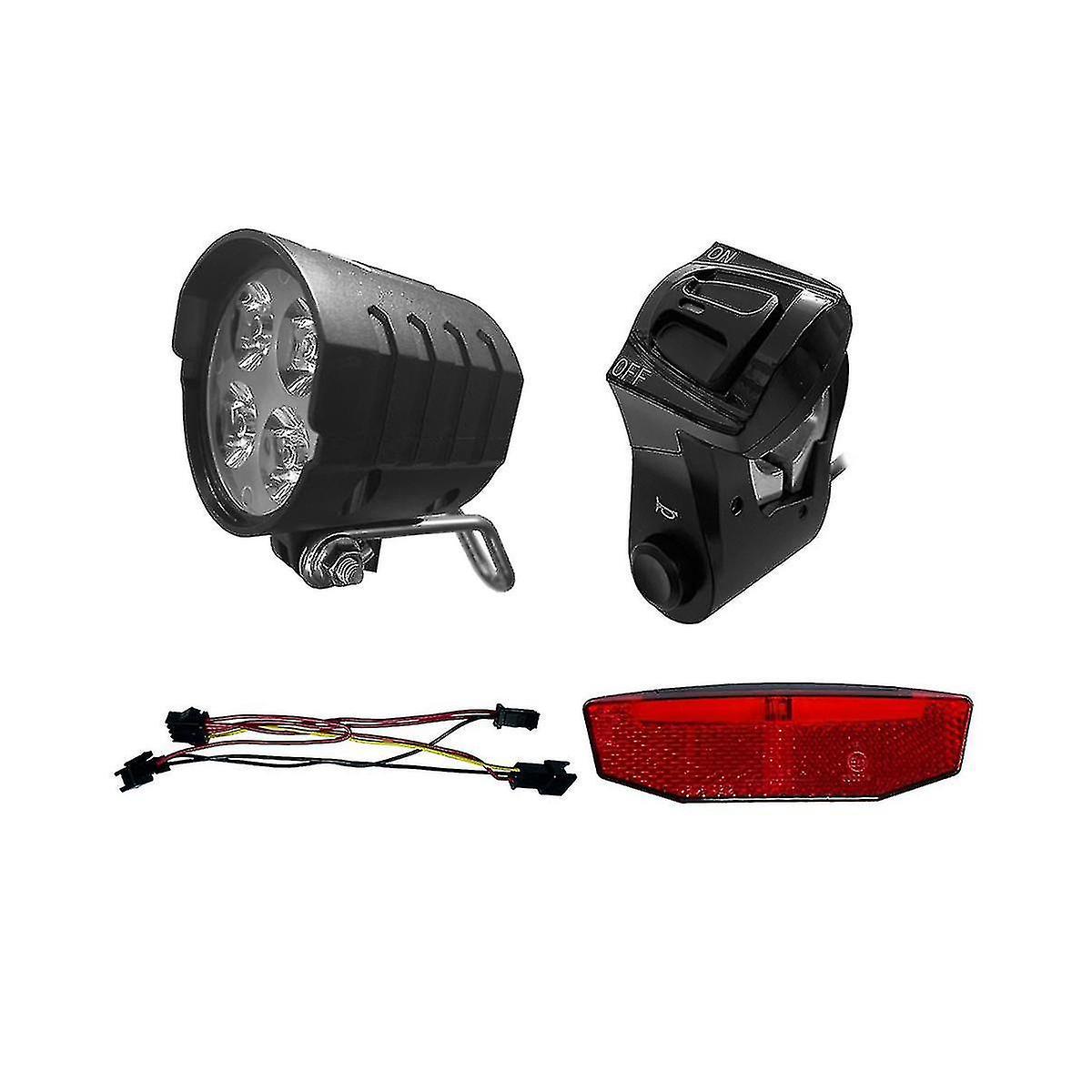 Ebike Switch Dk240 With Qd168 Frontlight Dr001 Taillight Warning Light Turn Signal Horn Ebike Acces