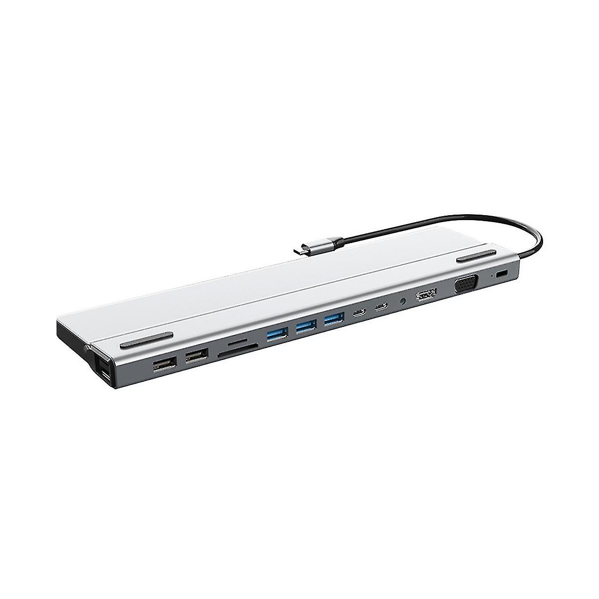 14 In 1 Usb Type-c Docking Station Multi-funzione Fast Charging Station Gigabit Docking Station per Laptop Adapter