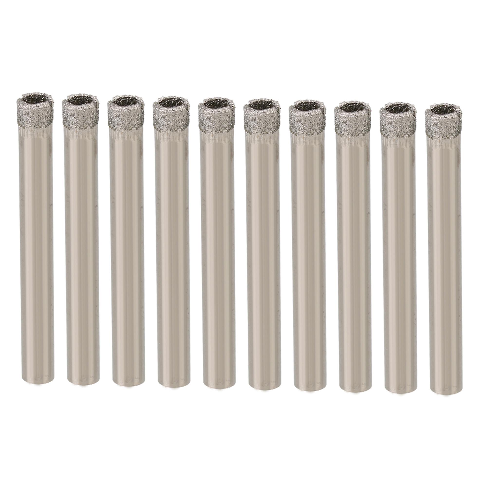 10pcs 6mm Diamond Hole Tile Ceramic Glass Porcelain Marble Drill Bit