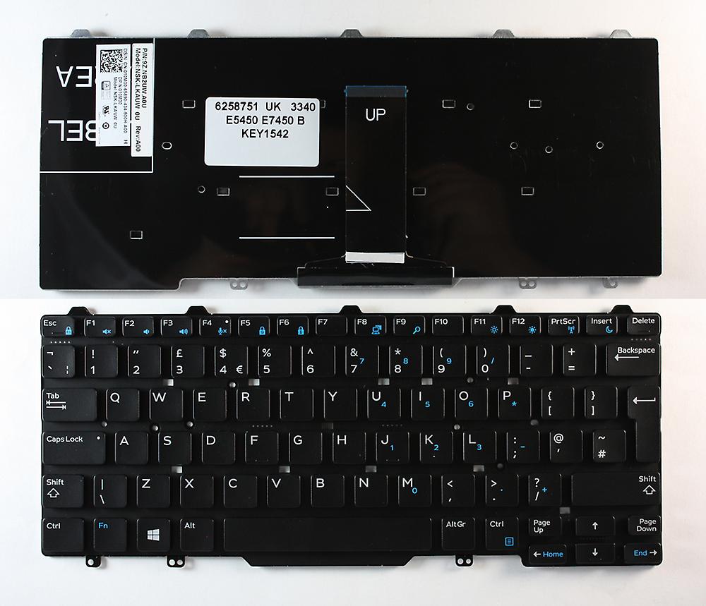 Dell Latitude 3350 Black UK Layout Replacement Laptop Keyboard