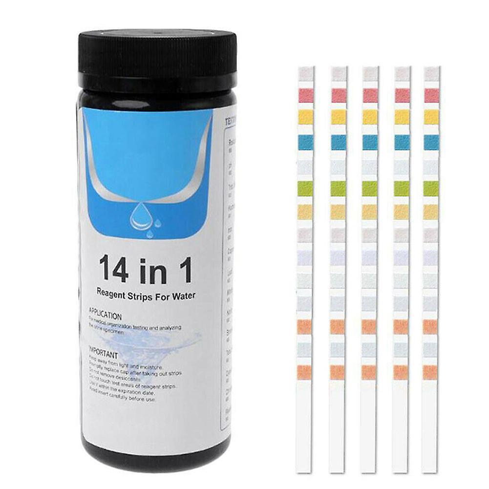 14-in-1 Drinking Water Test Kit Water Quality Test for Well and Tap Water 50/100pcs