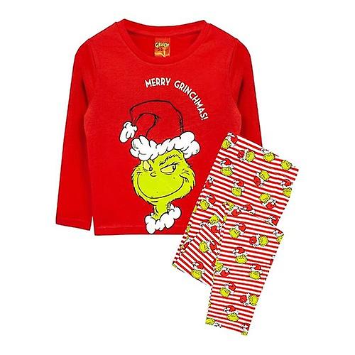 The Grinch Girls Merry Grinchmas Long Pyjama Set