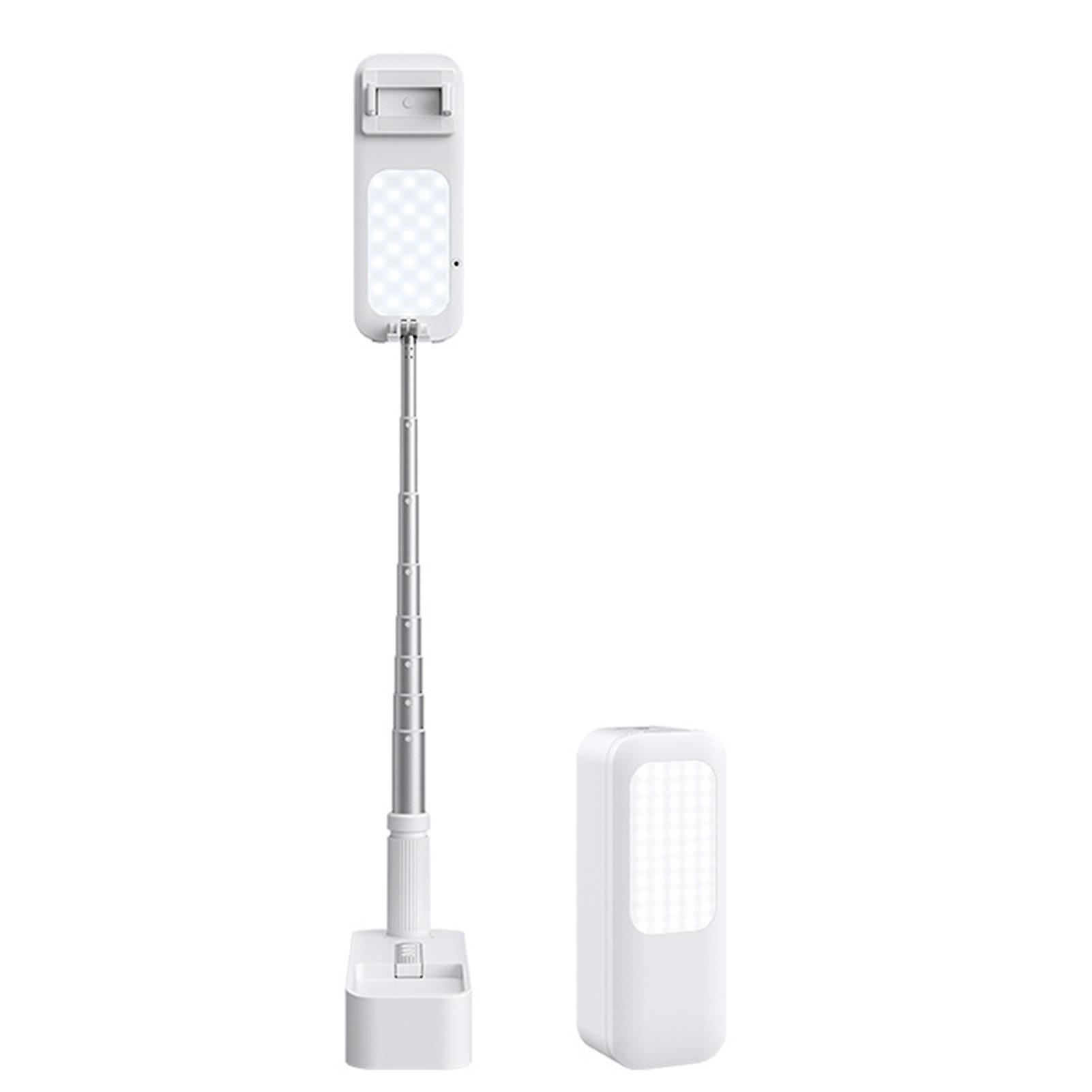Portable Mobile Phone Holder Foldable Wireless Live Streaming Bracket Stand Selfie Stick Fill Light
