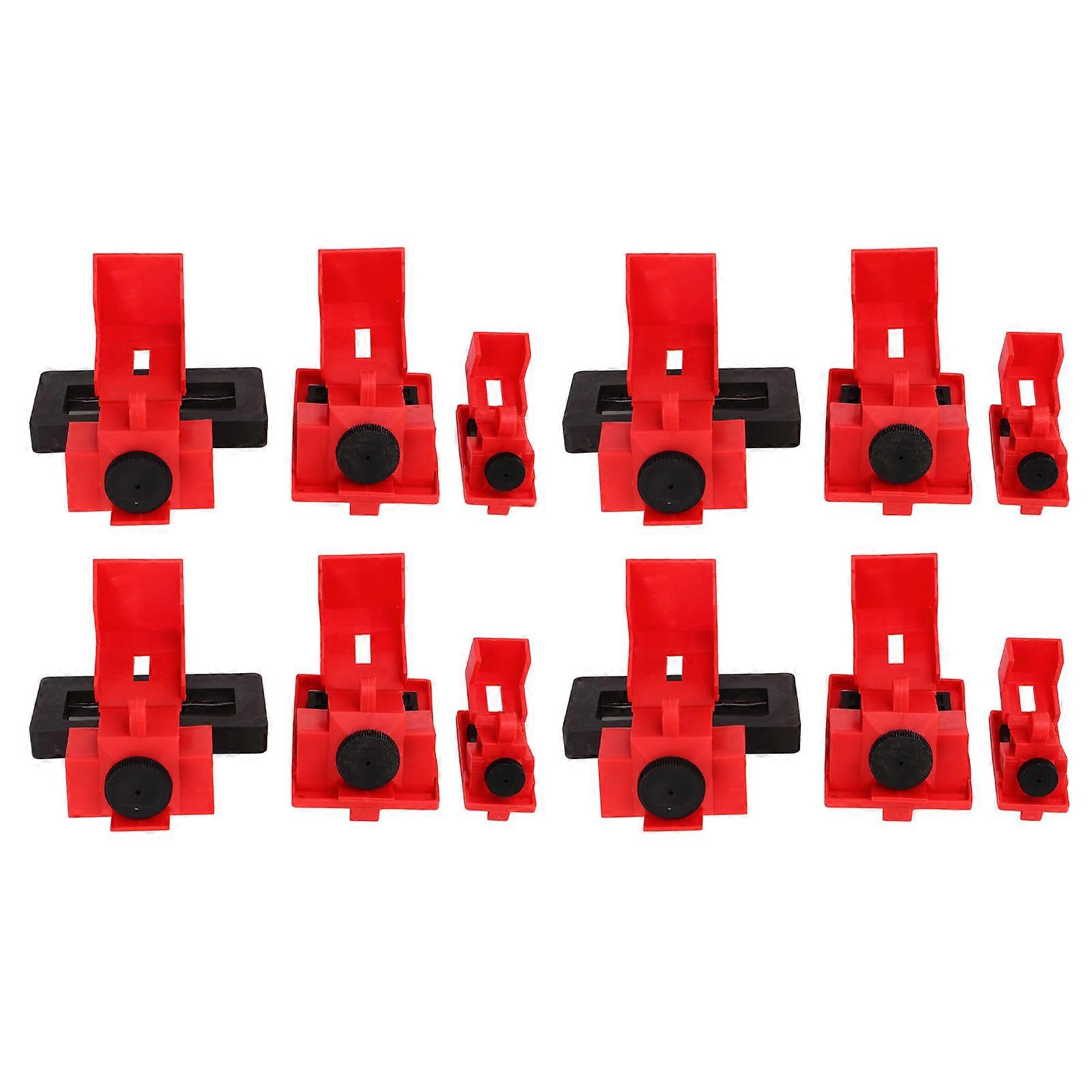 Versatile Circuit Breaker Lockout Kit | Durable Nylon, Easy Install, High-Visibility Red