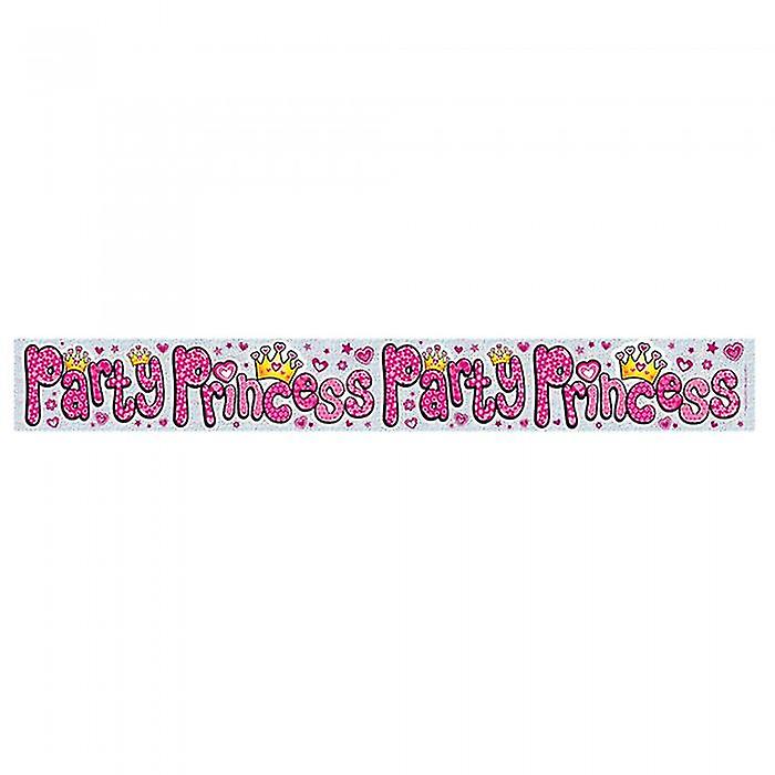 Uttrykket fabrikken holografiske part prinsesse folie partiet Banner