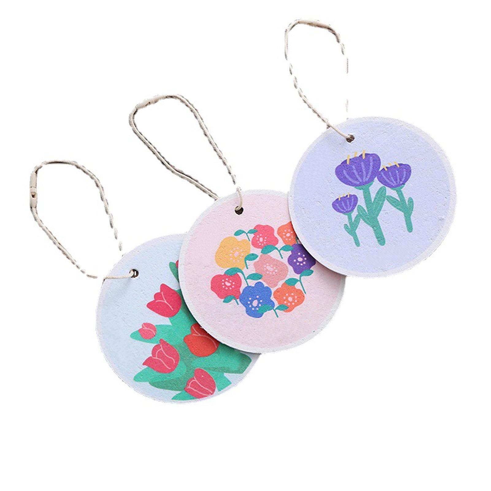 Compressed Sponge Flower Pattern Dishes Cleaning Water Absorption Compressed Scrub Cellulose Sponges for Kitchen Cleaning