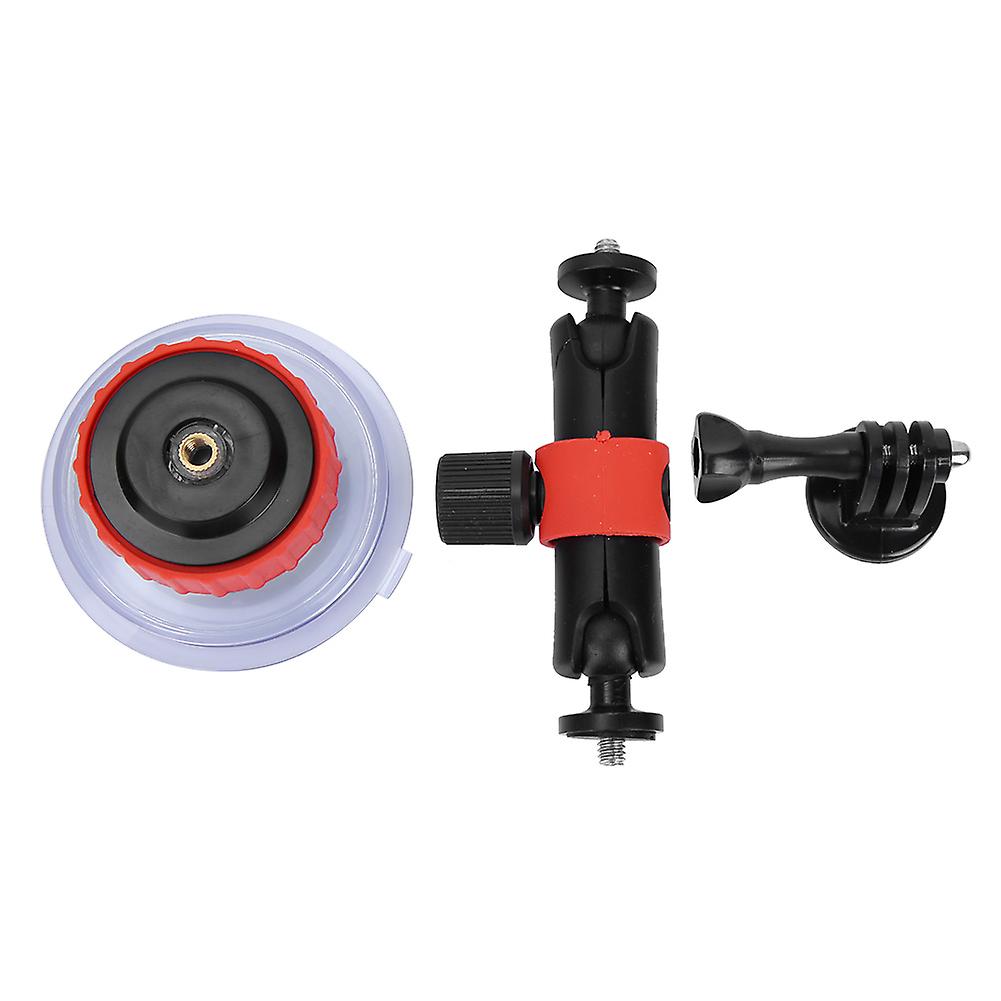 360° Rotatable Car Suction Cup Mount for GoPro - Sturdy, Lightweight, Versatile Angles