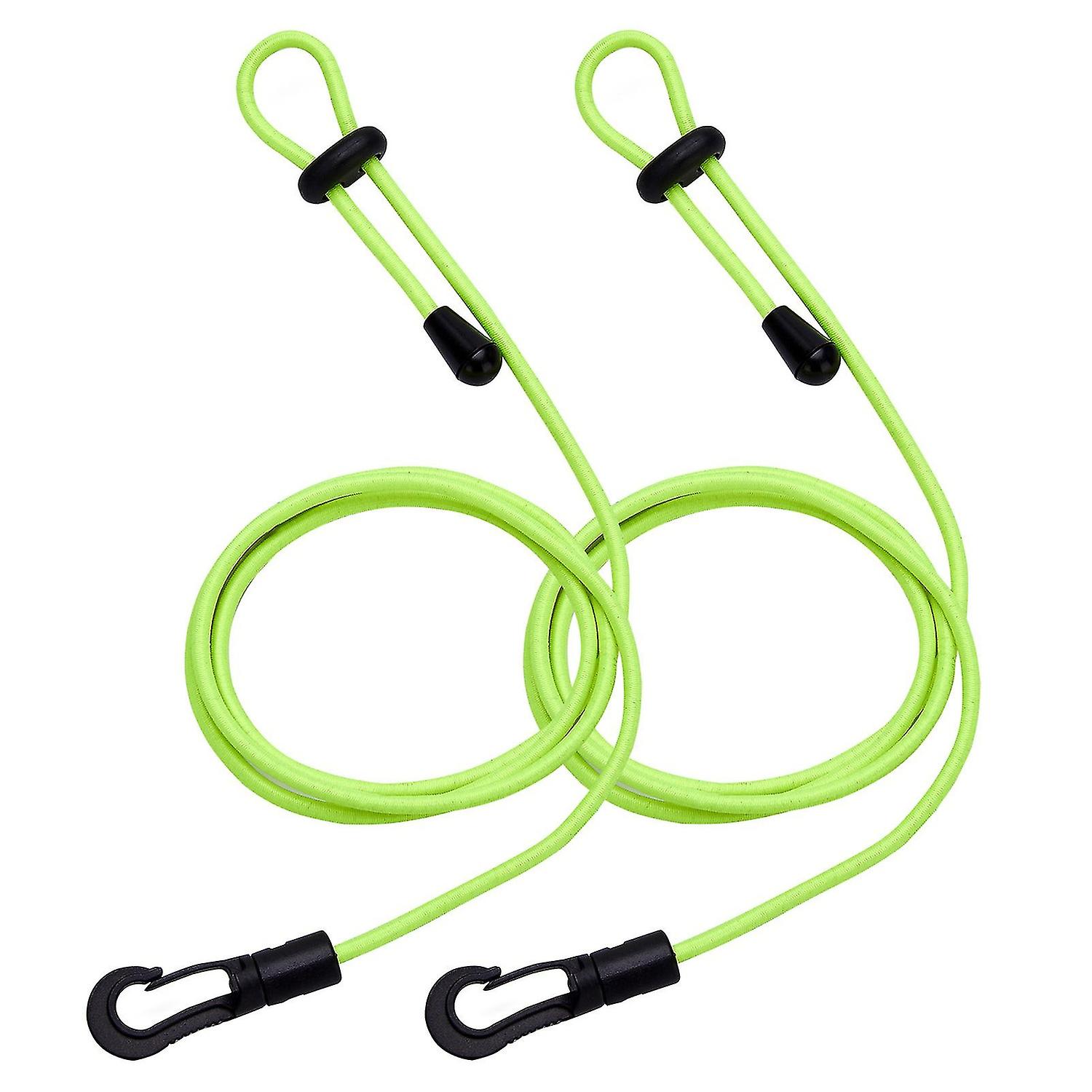 2Pcs Kayak Paddle Leash with Quick Release Buckle Coiled Kayak Rod Leash Kayaking Canoeing Fishing B
