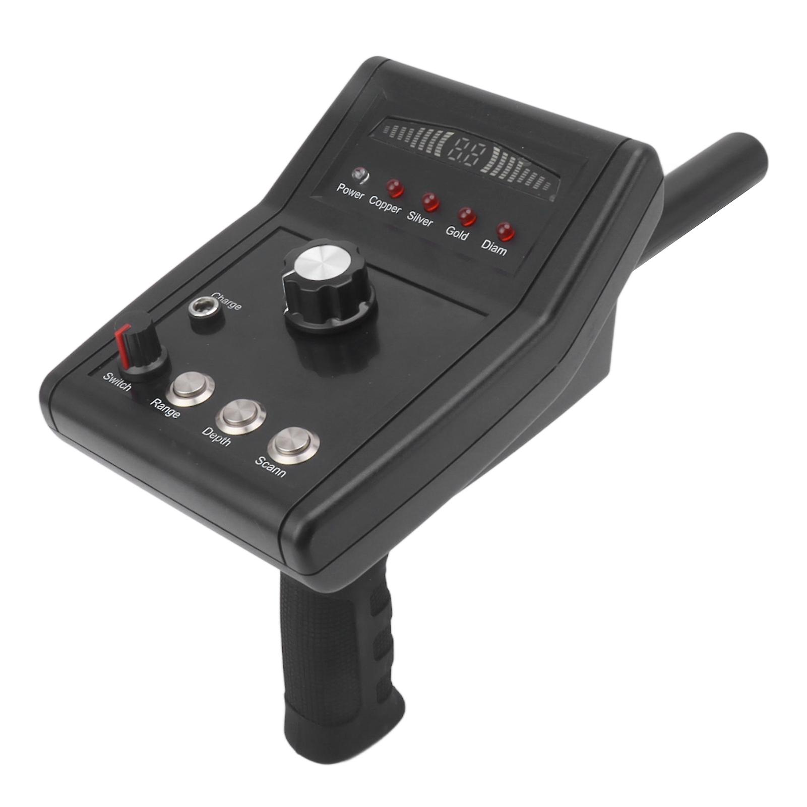 15 Meter Depth Metal Detector Handheld Metal Finder Gold Silver Copper Scanner 1000m Range 100‑240V US Plug