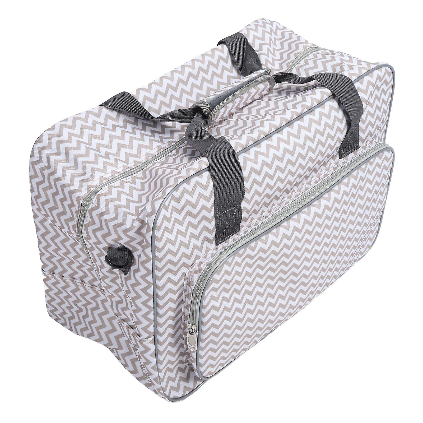 Sewing Machine Case Large Capacity Universal Portable Sewing Machine Carrying Bag with Removable Shoulder Strap