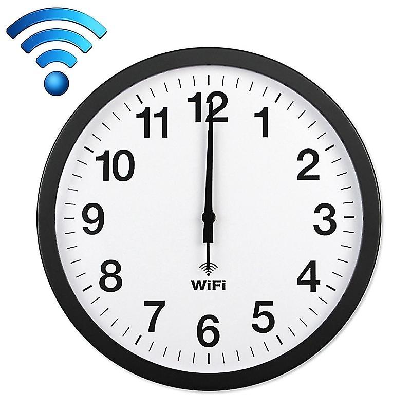 Horloge murale Wifi de synchronisation automatique de l’heure 14 pouces