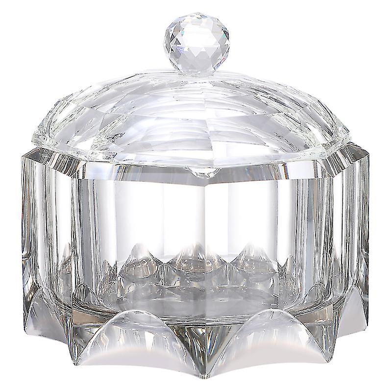 1pcs Crystal Ashtray With Lid