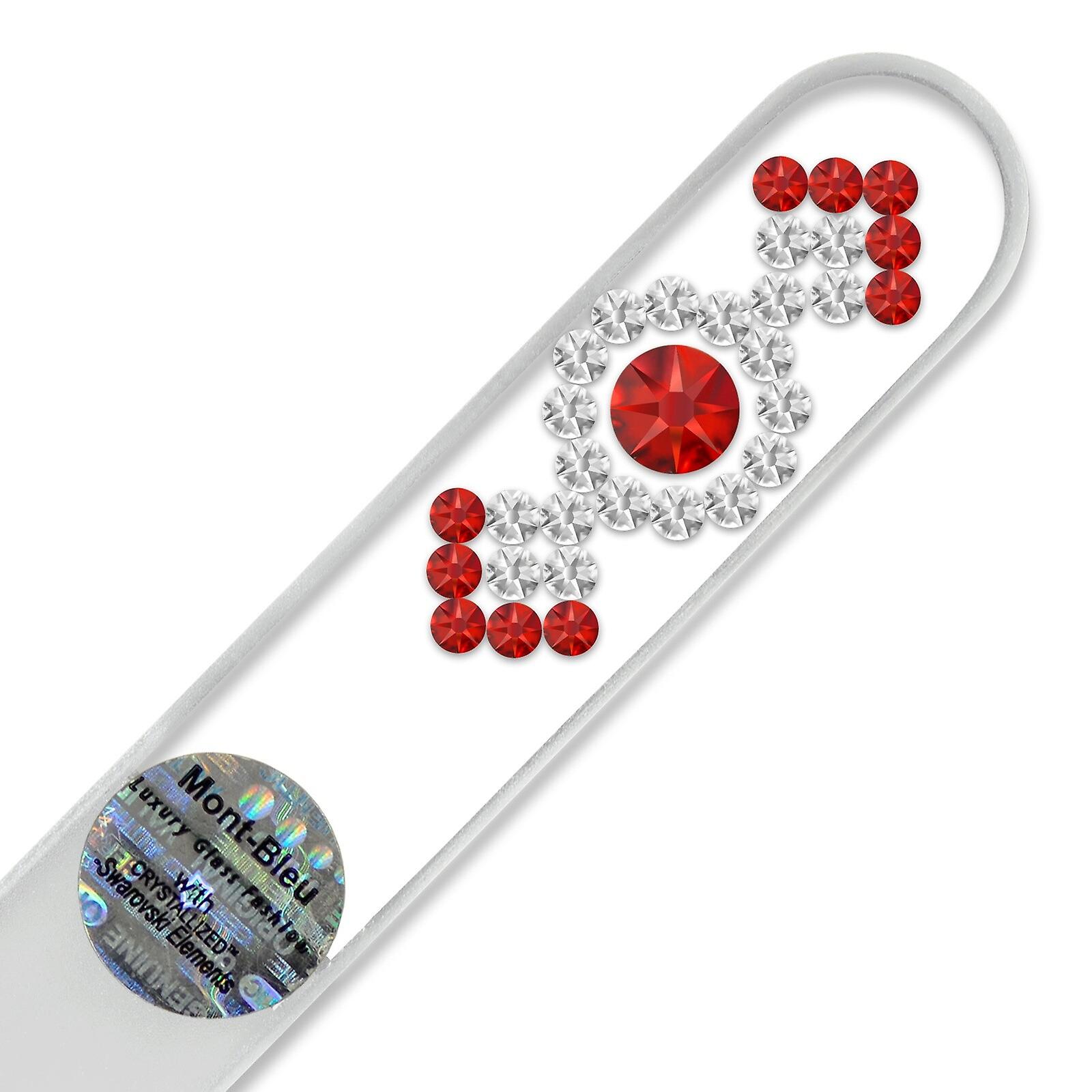 Mont Bleu Ornament Crystal Nail File LE-3 - Light Siam - Crystal