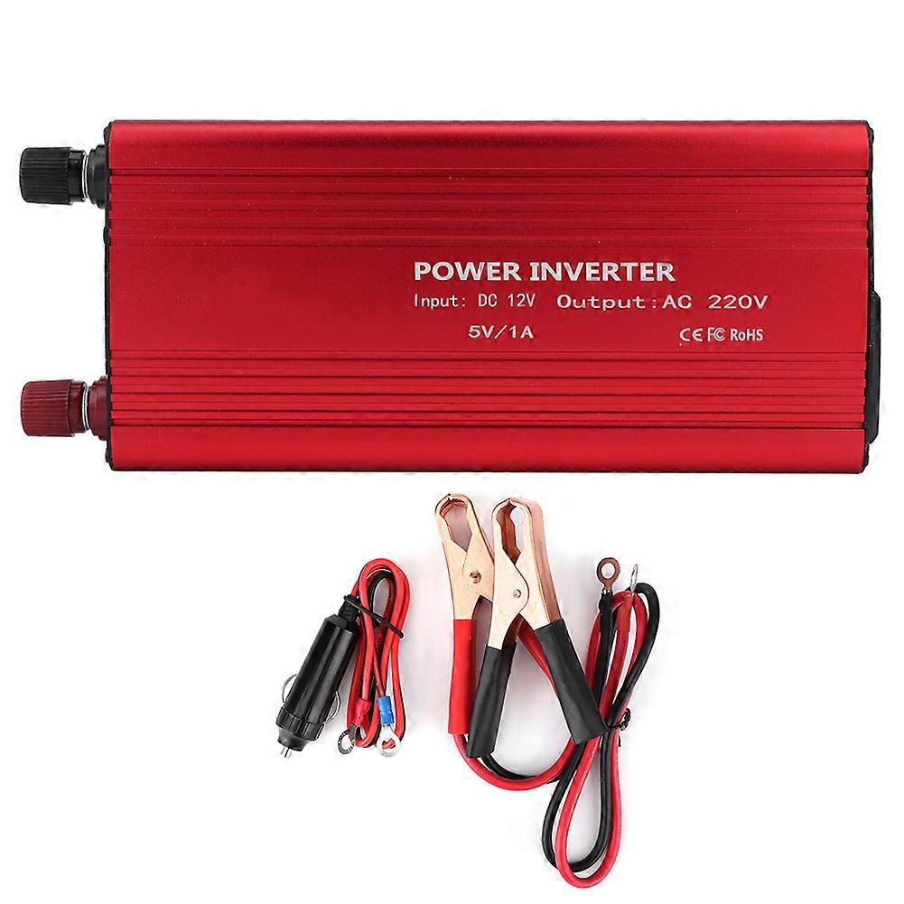 1300W 12V to 220V UPS Car Solar Power Inverter Converter Pure Sine Wave with Motor E2U711