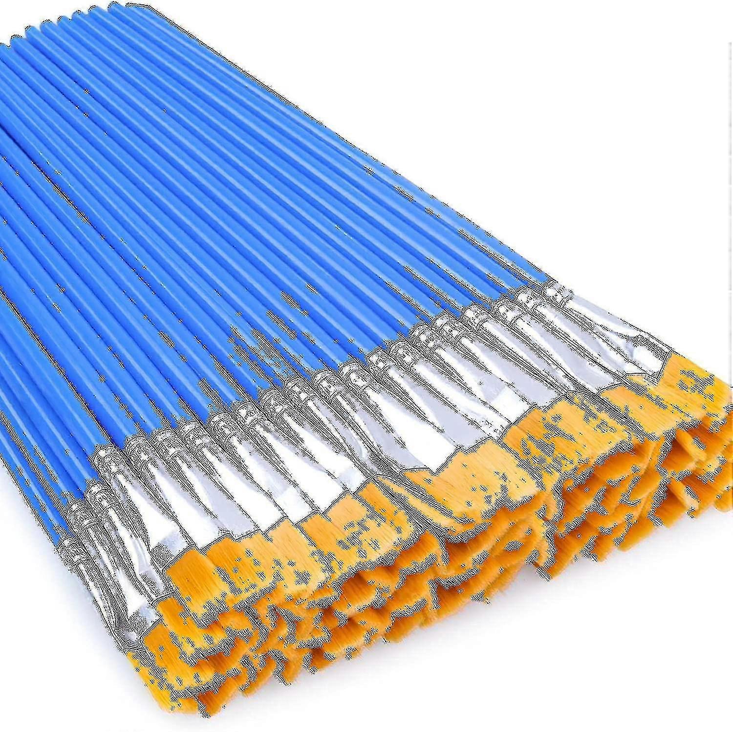 50 pcs πινέλα χρώματος, μικρά πινέλα ζωγραφικής χύμα για τη ζωγραφική λεπτομέρειας