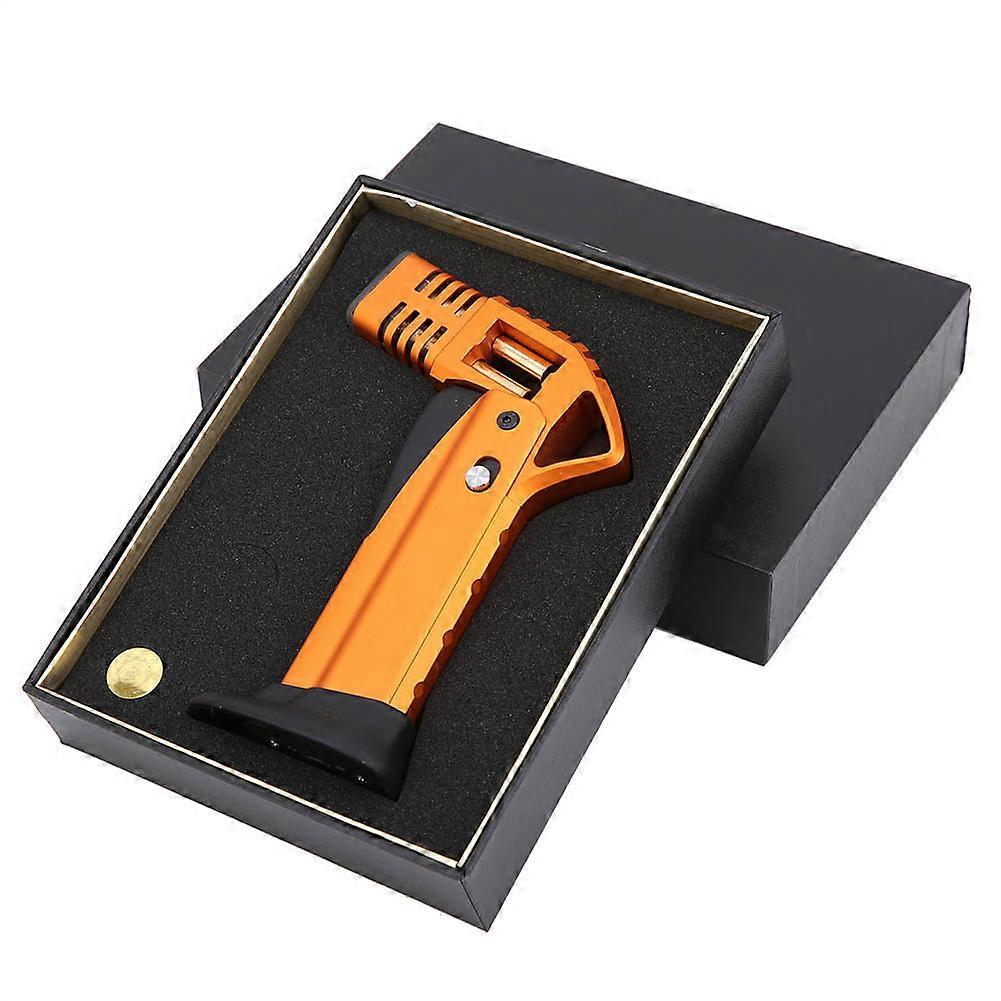 Firepower Double Flushing Barbecue Spray Gun Welding Torch Aansteker (Gas niet inbegrepen) (Oranje)