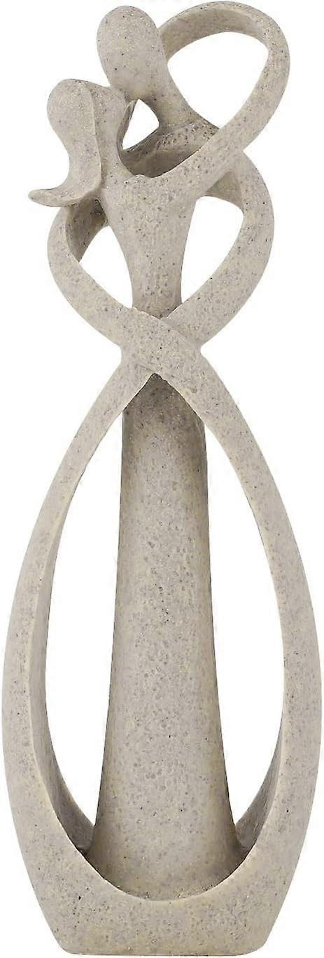 Kissing Lovers Statue Abstract Sculpture Resin Statues for Home Décor Modern Home Office Desktop She