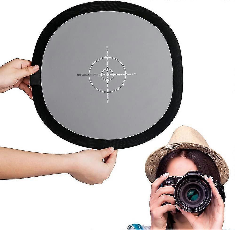 30x30 Cm Portable Double-sided Gray/white Balance Reference Focus Plate