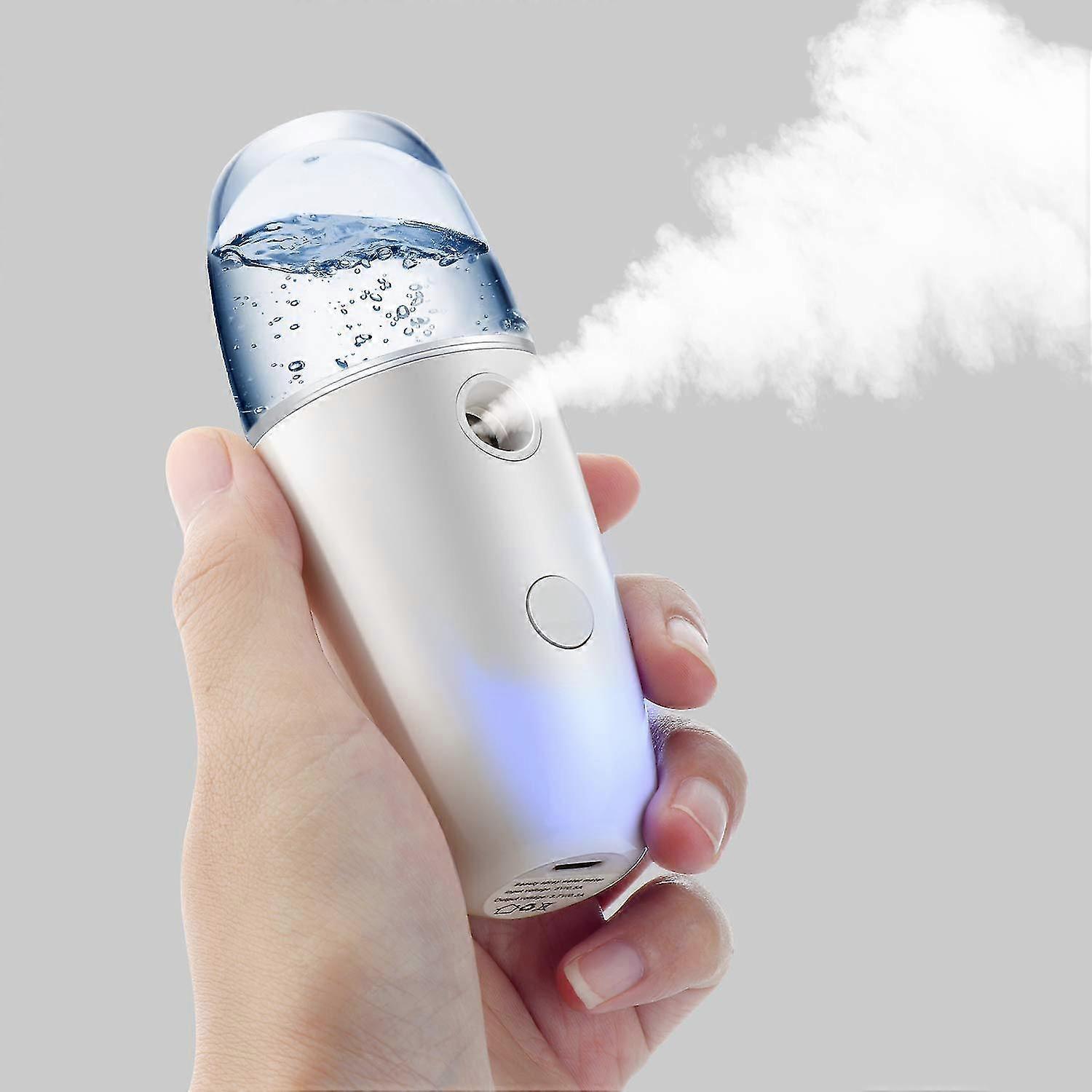 Elektriske små sprayflasker, håndholdte påfyllbare Travel Mini Empty Continuous Spray Bottles