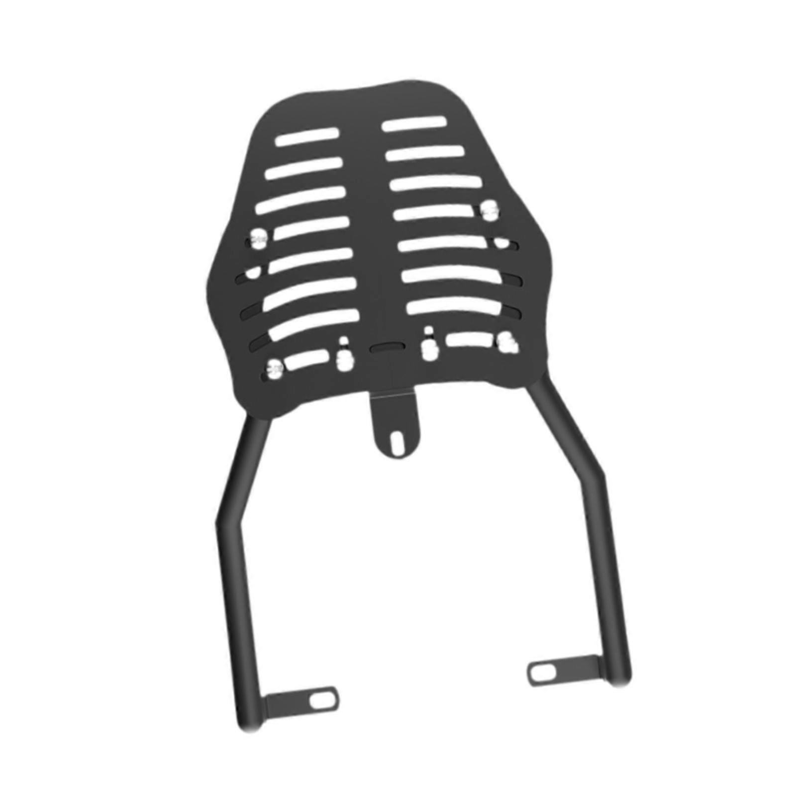 Generic Motorcycle Rear Cargo Carrier Rack Moped Attachment Adjustable Alloy
