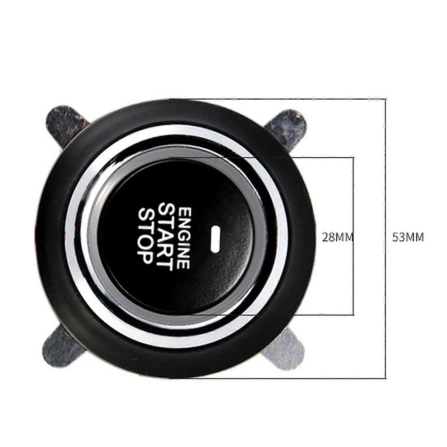 12V Universal Car Anti-theft One-touch Start Remote Start Remote Keyless Entry with Remote Control (Built-in Button Battery in Remote Control)