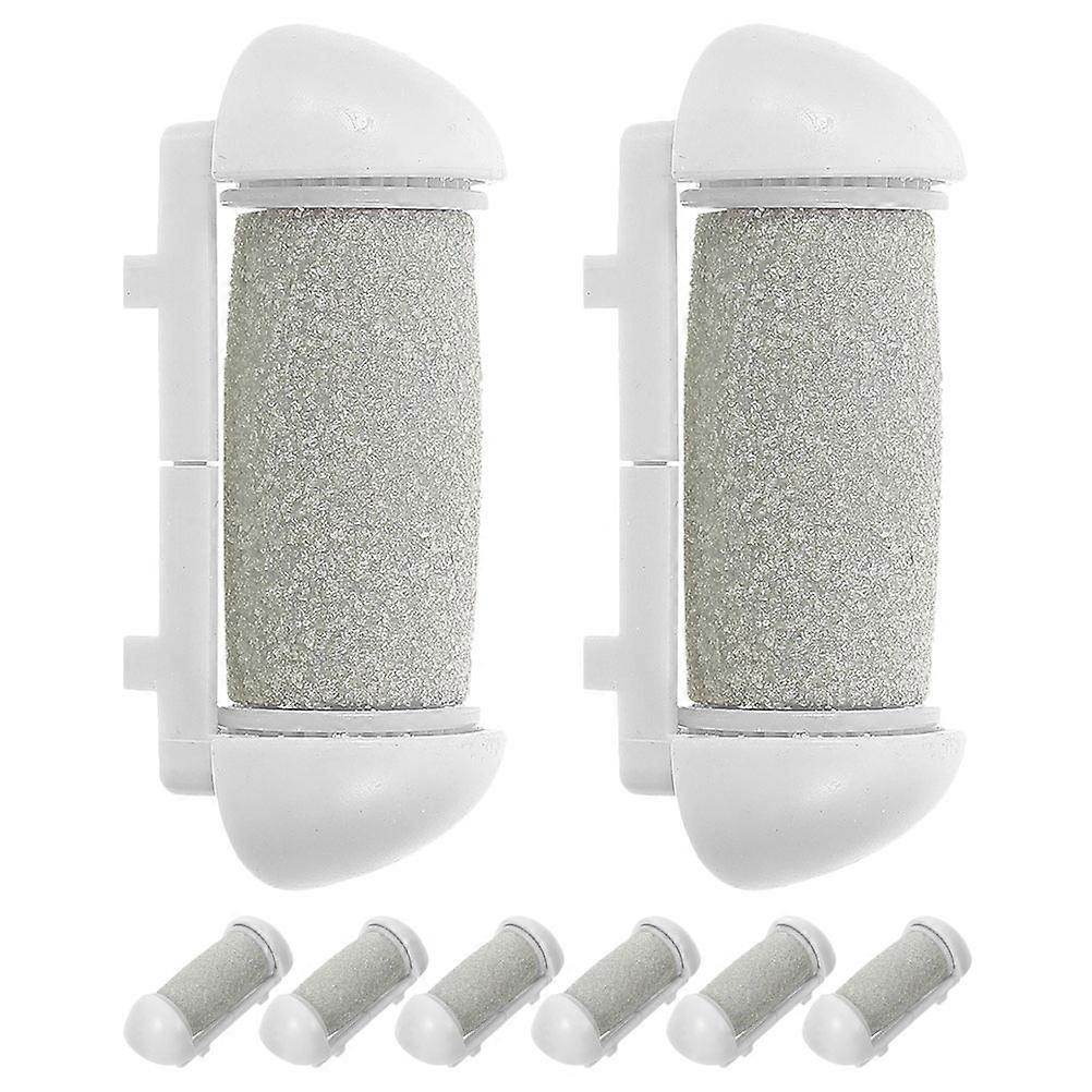 8 Pcs Replacement Roller Refills For Electric Foot File Pedicure File Rollers Foot Care Tools