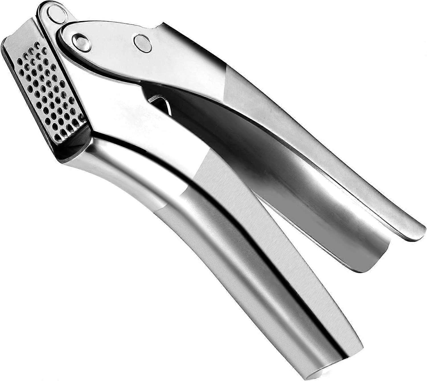 Stainless steel garlic press