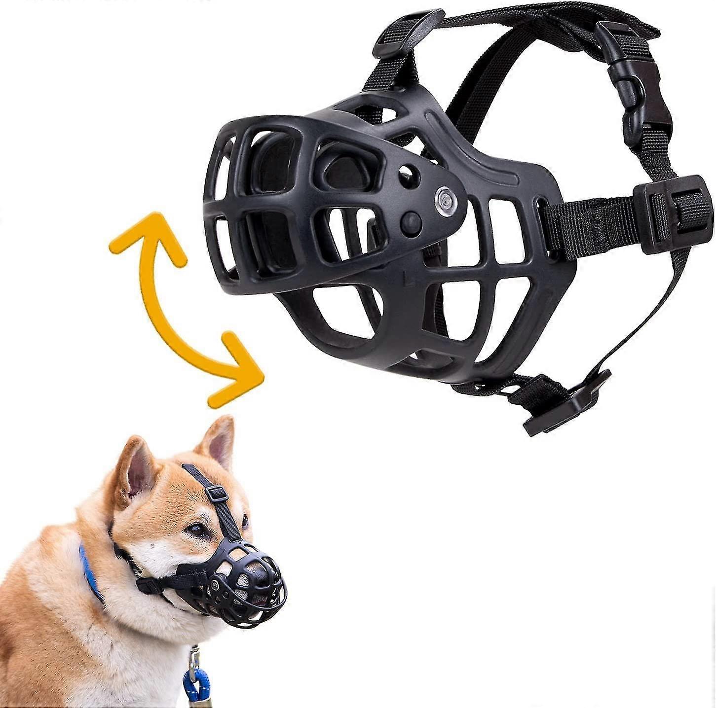Dog Muzzle, Breathable Basket Muzzles For Small, Medium, Large And X-large Dogs, For Anti-barking And Anti-biting