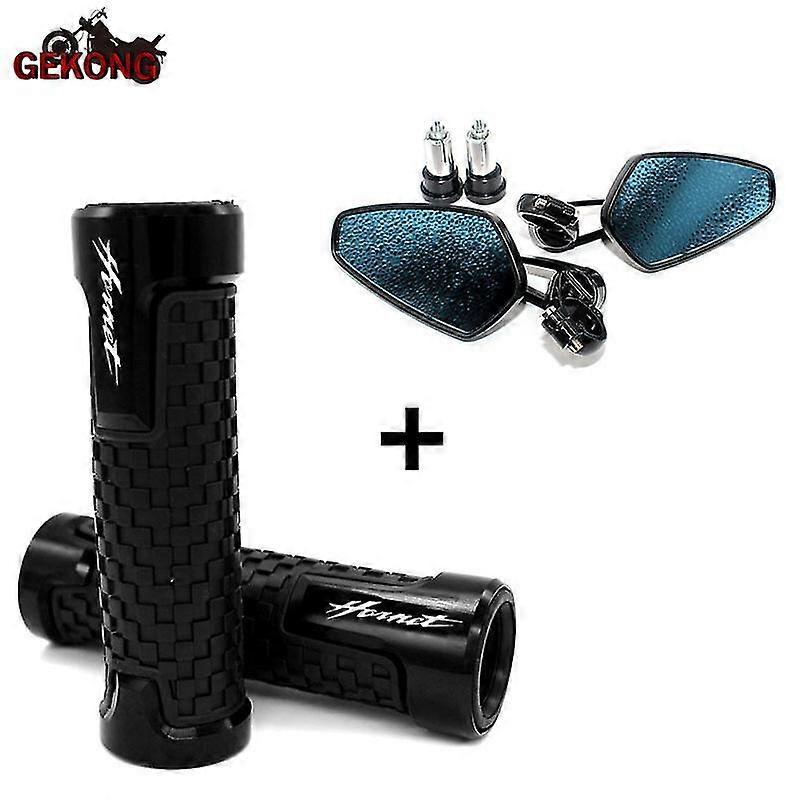 For Honda Hornet 600 Cb600f 1998-2014 Hornet 900 2002-2006 Motorcycle View Bar End Side Rearview Mirrors Handlebar Grips