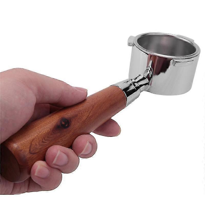 51mm Bottomless Portafilter 3 Ears For Espresso Machines Ec0680 And Ec0685 With 1 Cup Filter Basket