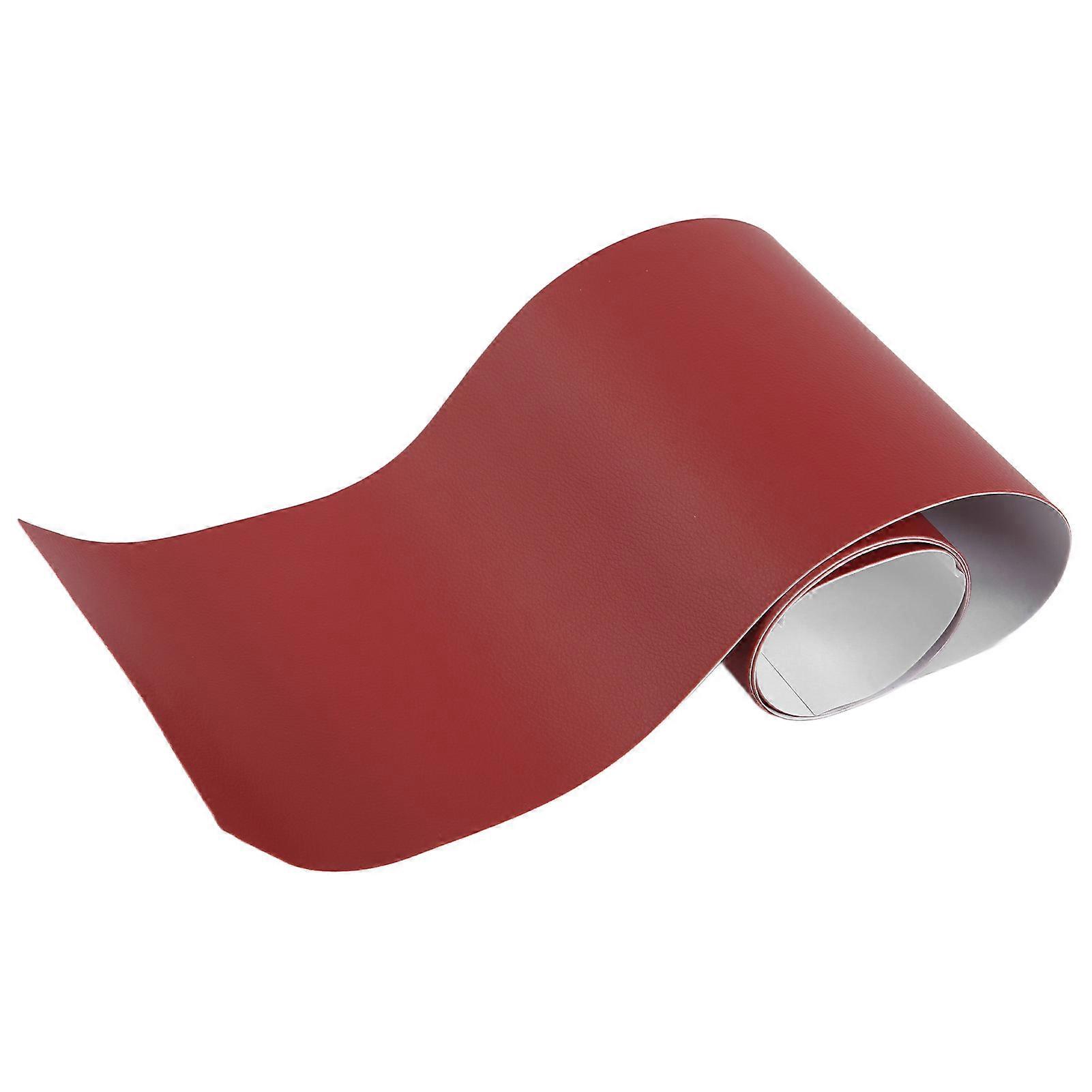 Leather Repair 20cm Width 135cm Length Dark Red Self Adhesive Leather Couch Repair Kit