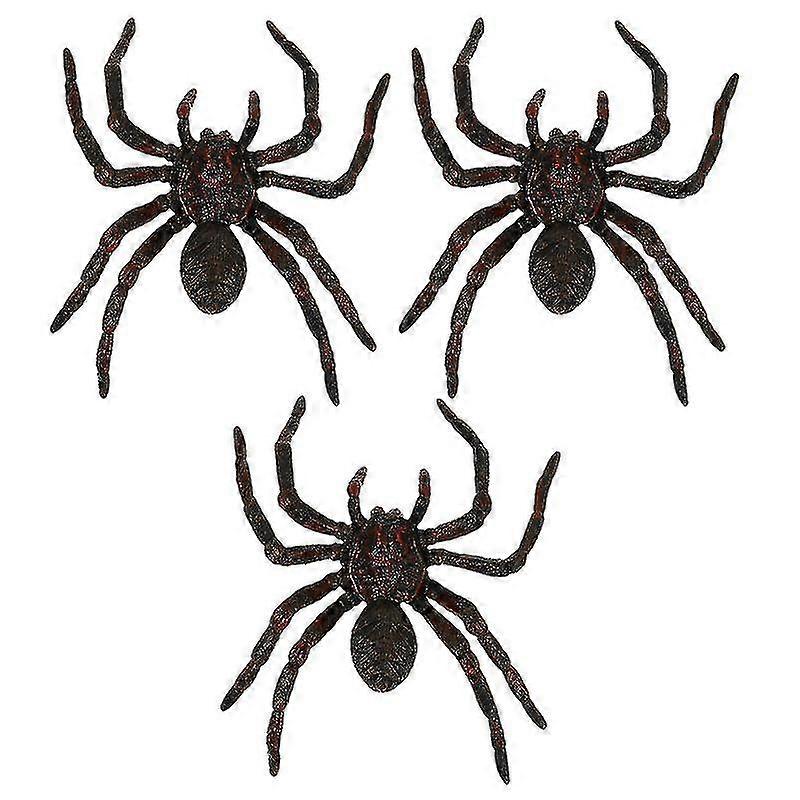 3 stk Halloween edderkopp