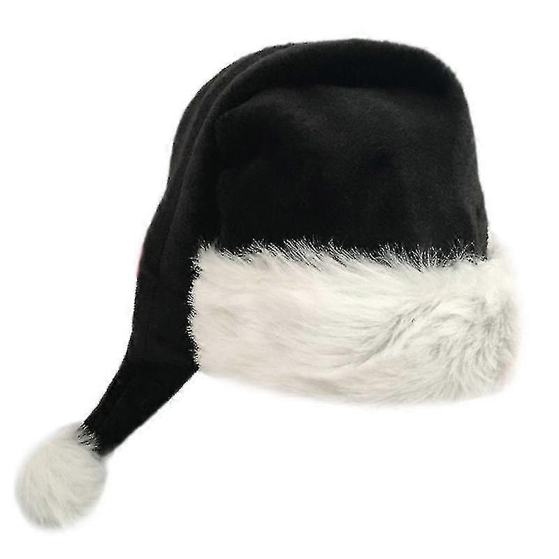 75cm Erwachsene Plüschmütze Weihnachtskostüm Bommel Weihnachtsmann Mütze