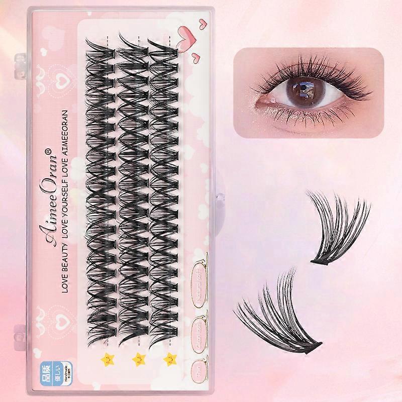 40D Soft False Eyelashes Lengthening Reusable Synthetic Lashes for Daily & Official Makeup