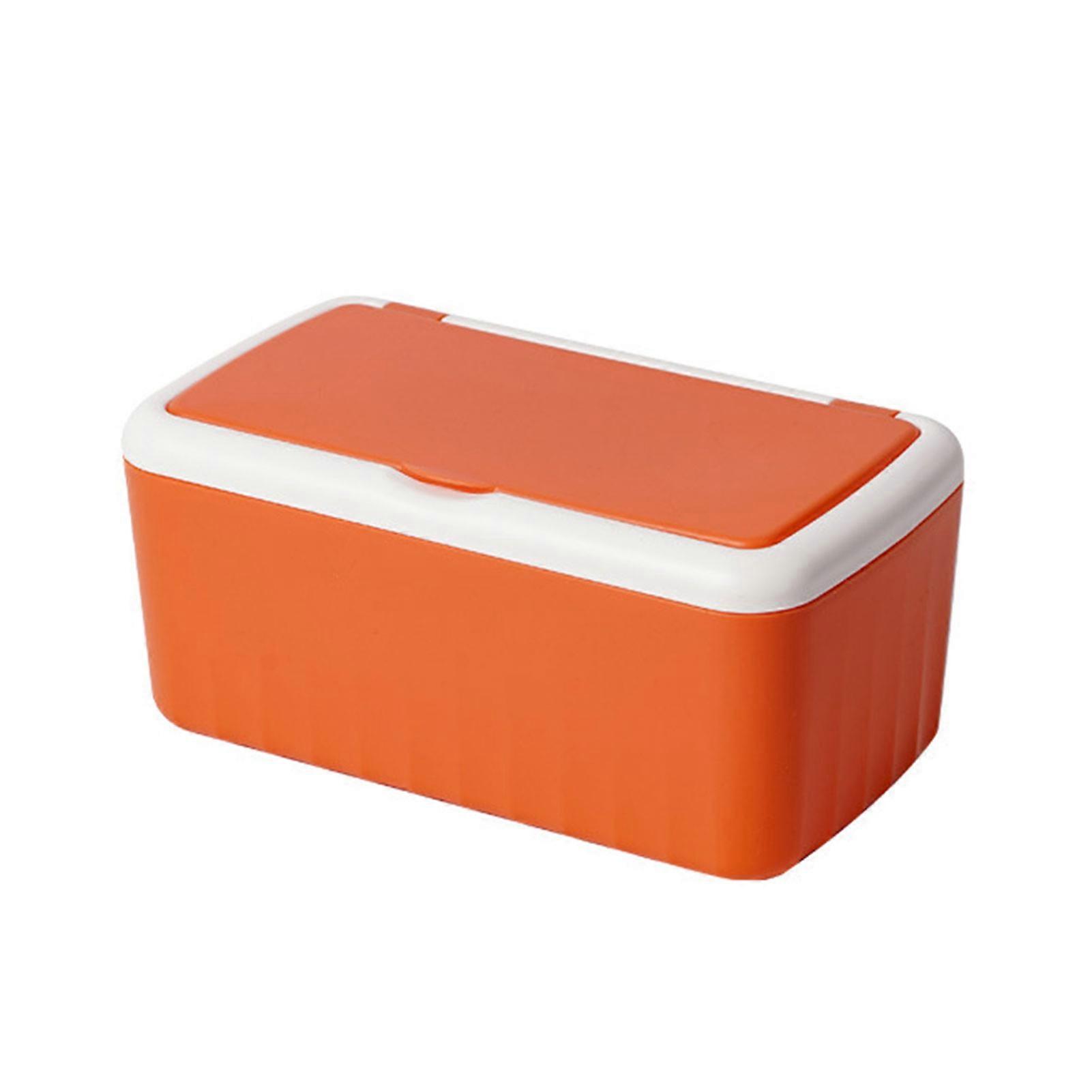 Plastic Tissue Face Mask Dispenser Box Multi Use Tissue Container Box for Office Restaurant Dorms