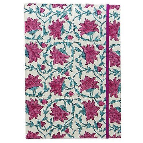 CORAL FLOWER Lantern Studios High Quality A4 Indian Journal with Elastic Closure